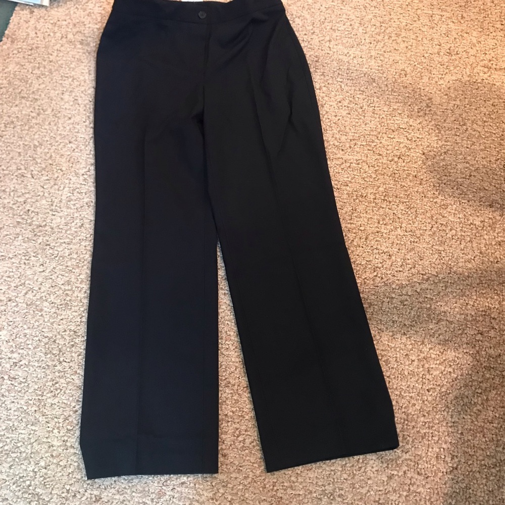 Original Jones New York pant. Dark navy. Sloane style.